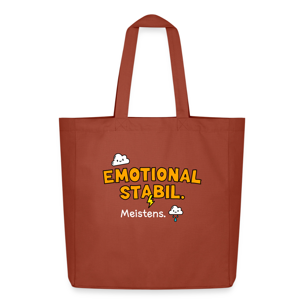 Tasche: Emotional stabil. - Terrakotta