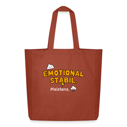 Tasche: Emotional stabil. - Terrakotta