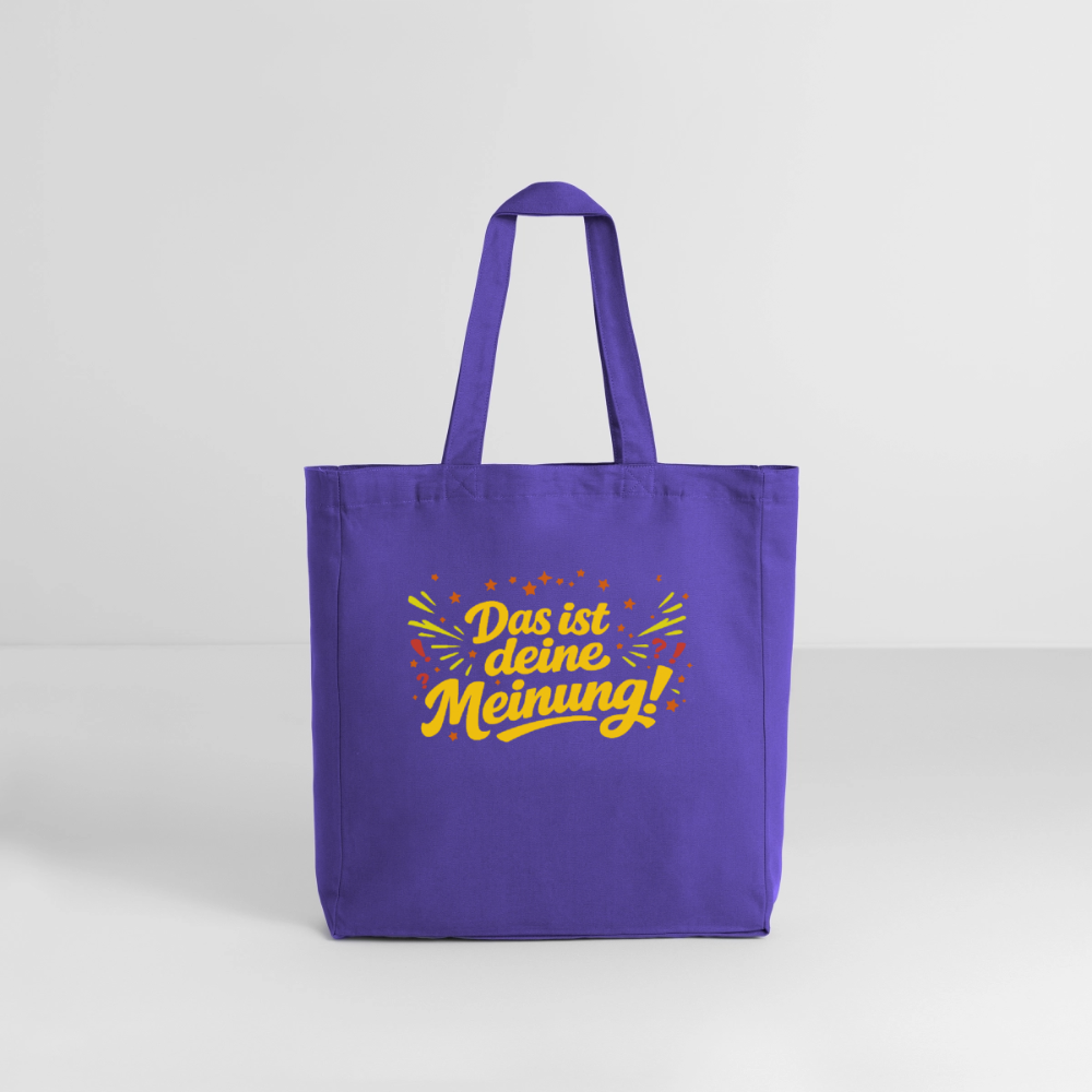 Tasche: Das ist deine Meinung! - Purple Love 