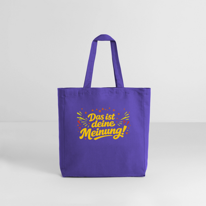 Tasche: Das ist deine Meinung! - Purple Love 