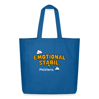 Tasche: Emotional stabil. - Achtsames Blau