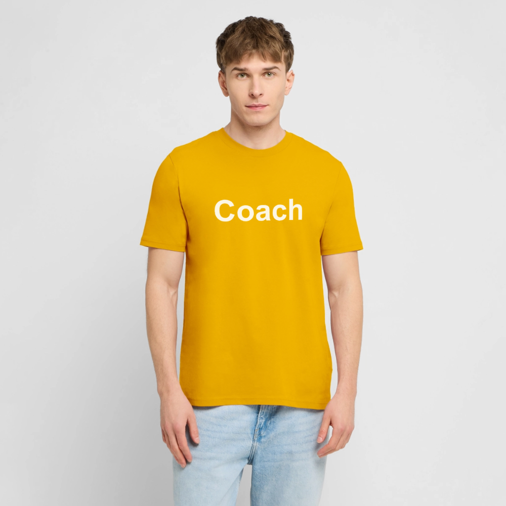 T-Shirt: Coach - Spektralgelb