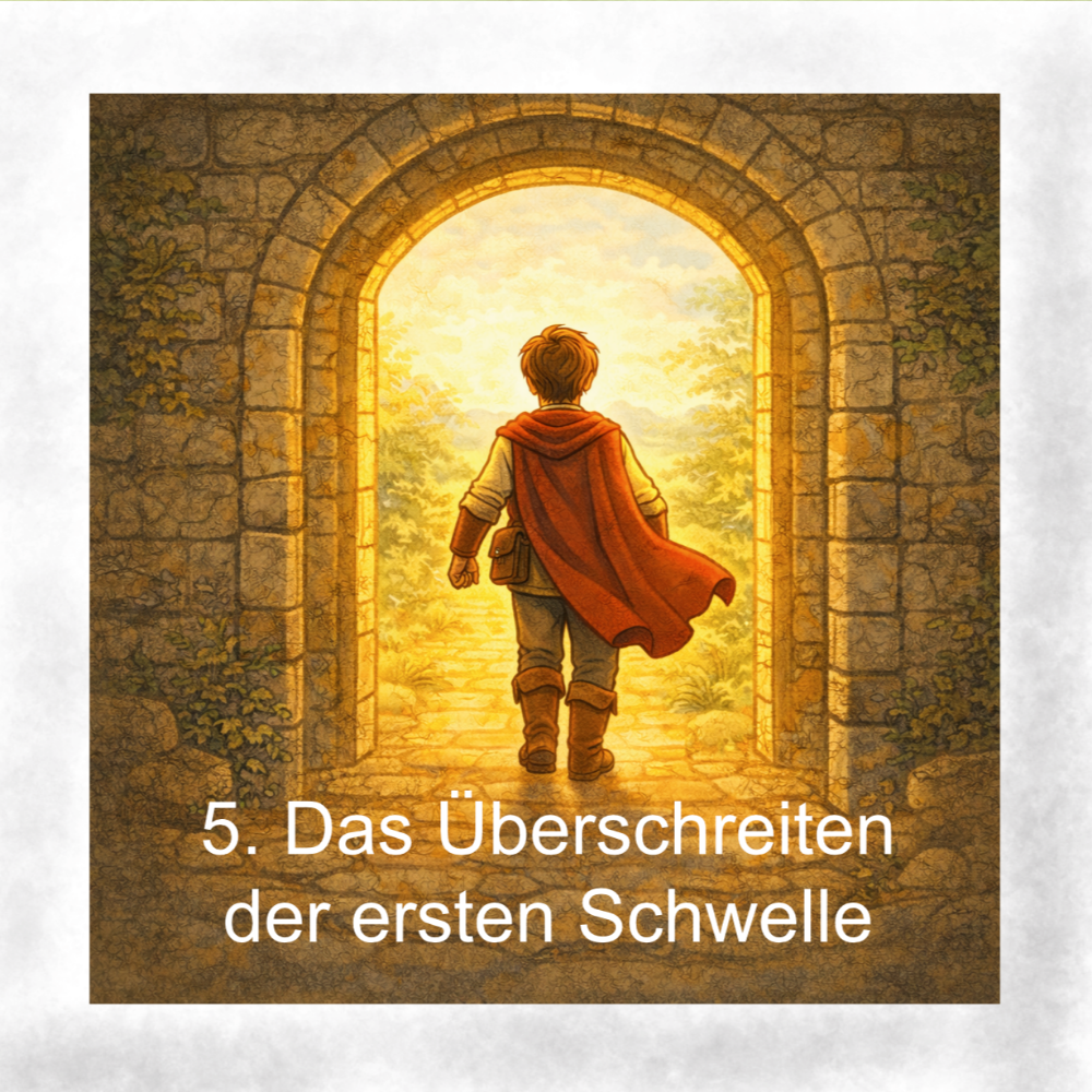 Coaching Plane: Die Heldenreise Detal 5. Das Überschreiten der ersten Schwelle