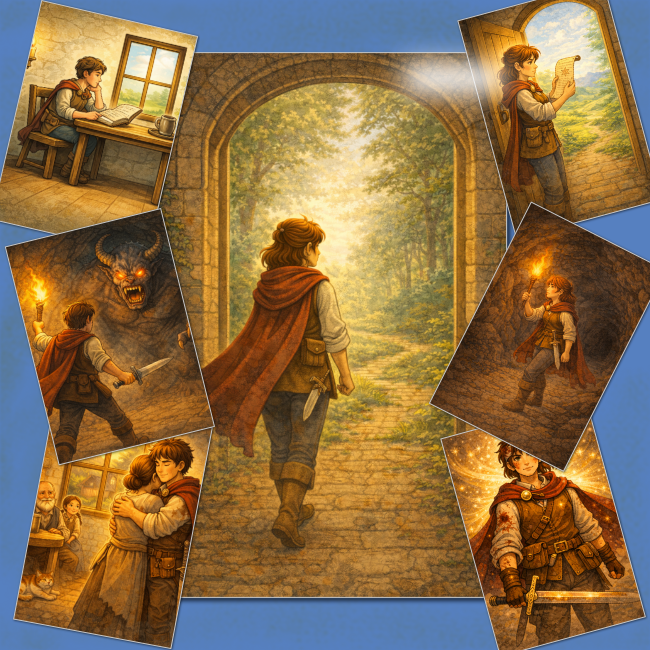 Karten: Heldenreise, Heldinnenreise