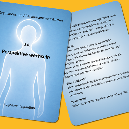 Kartenset: Emotionen verstehen und regulieren