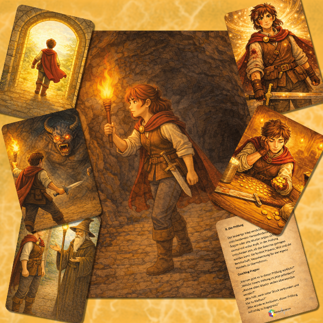 Coaching Karten Heldenreise Kartenset 1