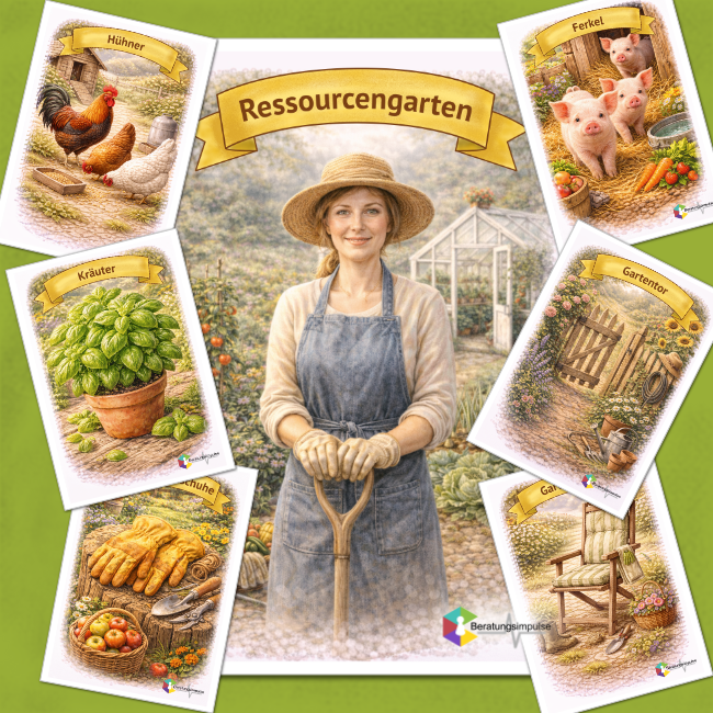 Kartenset: Ressourcengarten